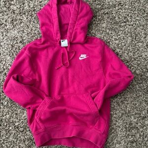 Women’s pink Nike hoodie